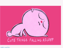 Tablet Screenshot of cutethingsfallingasleep.org
